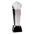 CRY031  Crystal Frosted Star Column Award